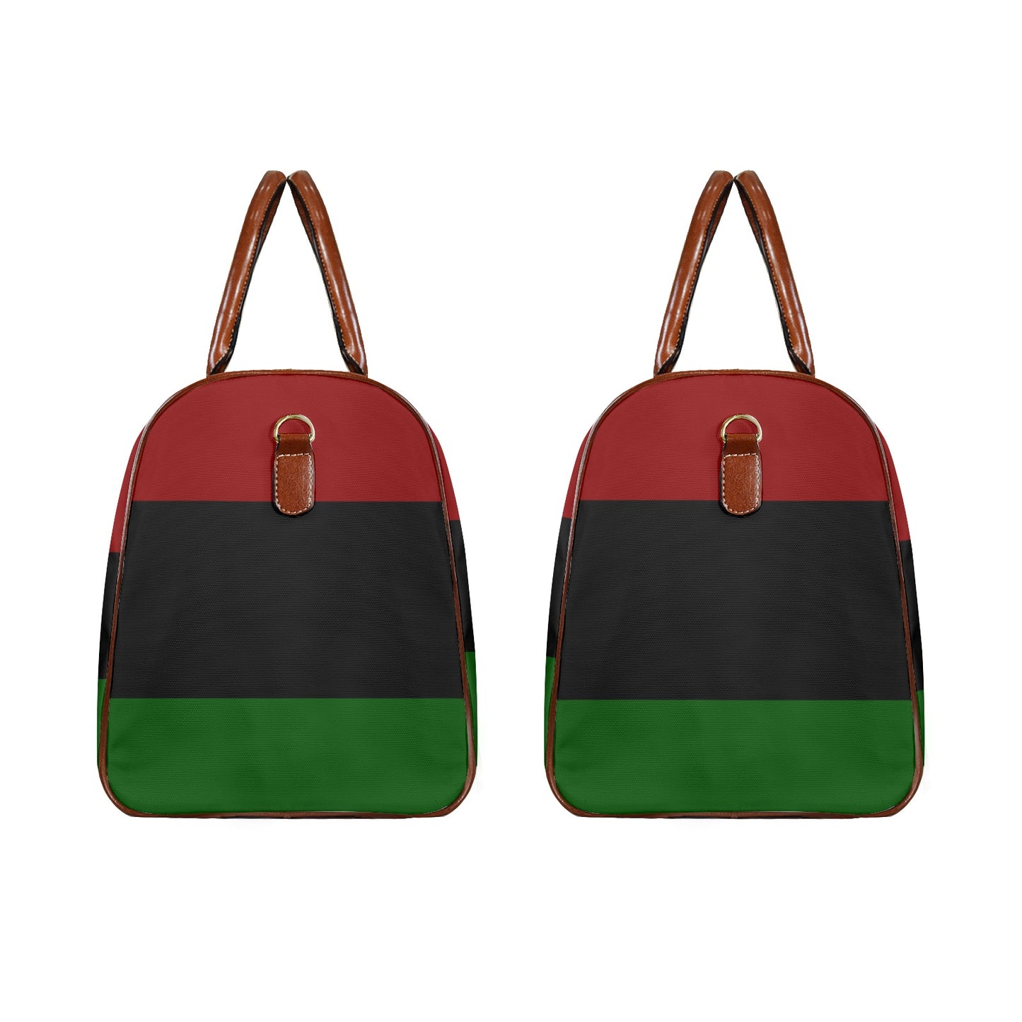 the Mel Representative - Red Black Green Travel Bag"