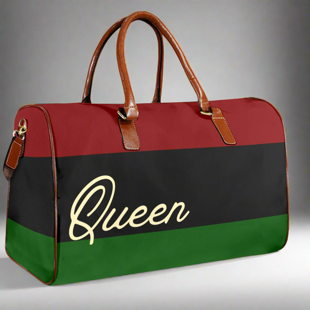 The Queen Edit - Red Black and Green Travel Bag