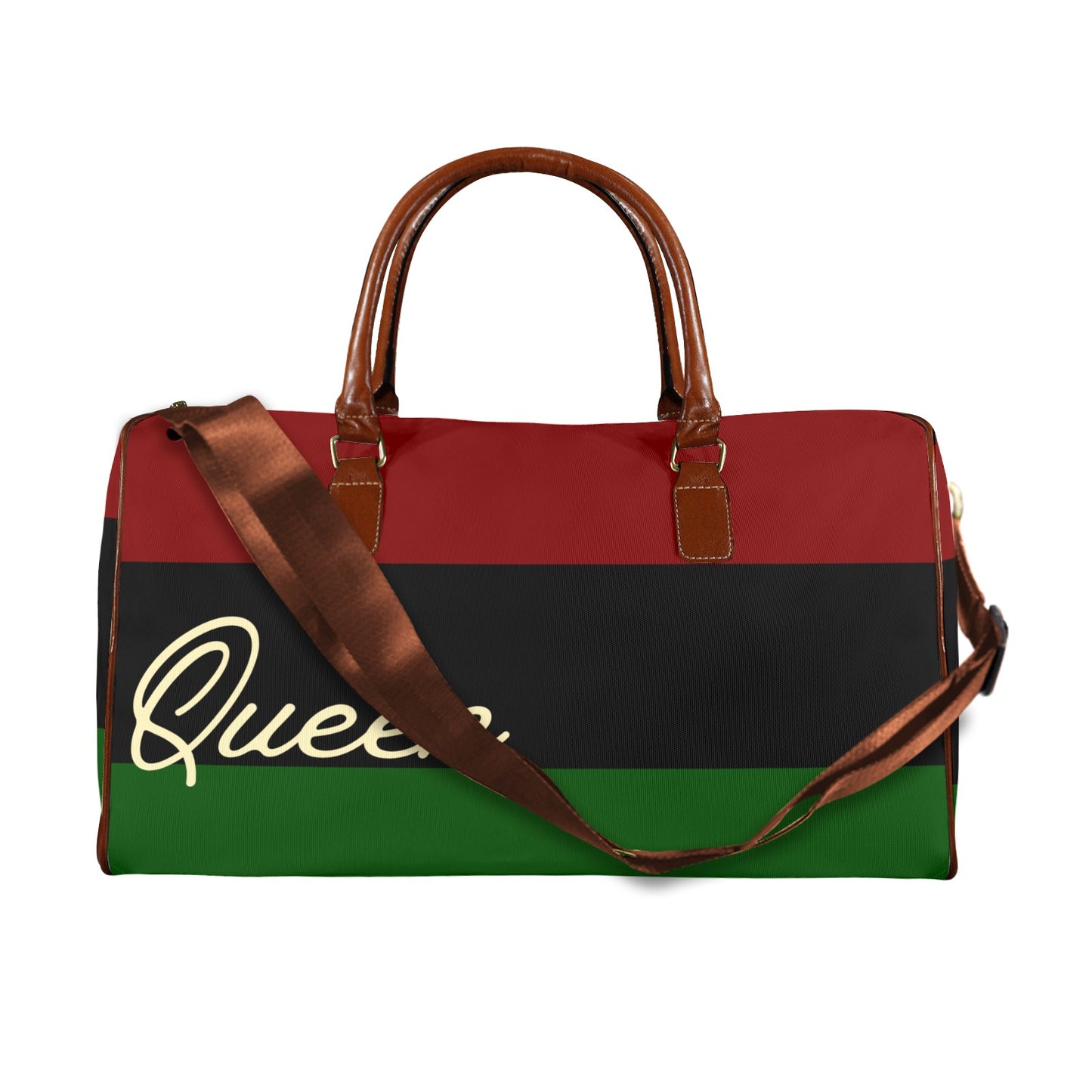 The Queen Edit - Red Black and Green Travel Bag