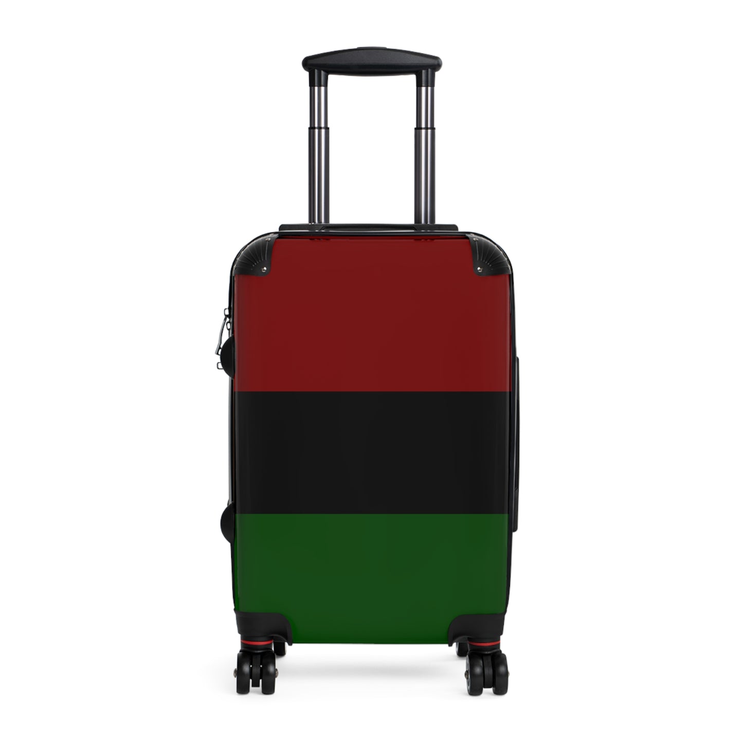 Red Black and Green Suitcase