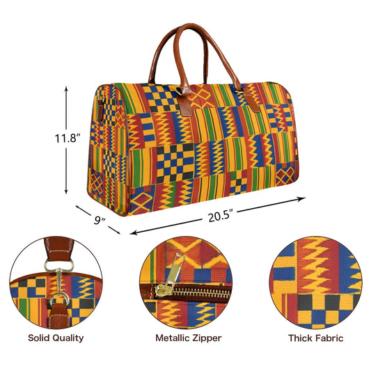 Kente Large Capacity Travel Bag-Large