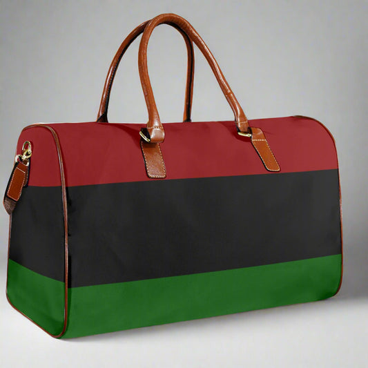 the Mel Representative - Red Black Green Travel Bag"